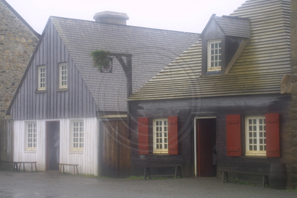 Louisbourg Fortress, Bldgs, Fog020825-8286