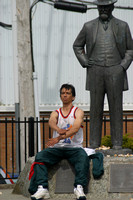 Prince Rupert, Park, Person at Statue030530-1737
