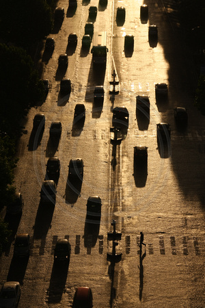 Paris, Arc de Triomphe, View, Street V0940777