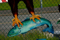 Prince Rupert, Waterfront Fence Art0821074