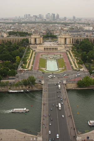Paris, Eiffel Tower, View, Chaillot Palais V0940858