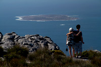 Cape Town, Table Mtn, Robben Island View120-6182