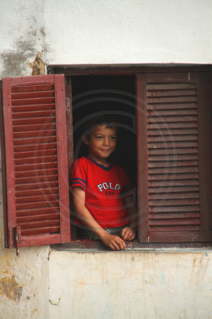 Annaba, Boy in Window V1027215a