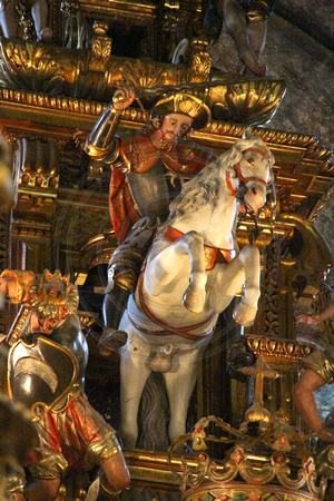 Santiago de Compostela, Cathedral, Int, Statue V1036319a