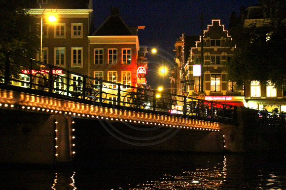 Amsterdam, Canal, Bridge, Night1053113a