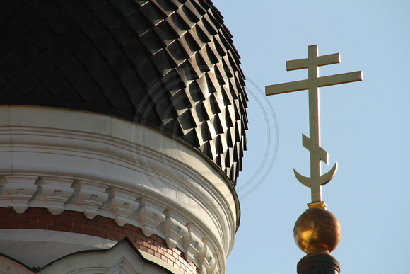 Tallinn, Alexander Nevsky Cathedral, Dome, Cross1046688