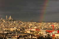 Paris, Arc de Triomphe, View, Rainbow0940752