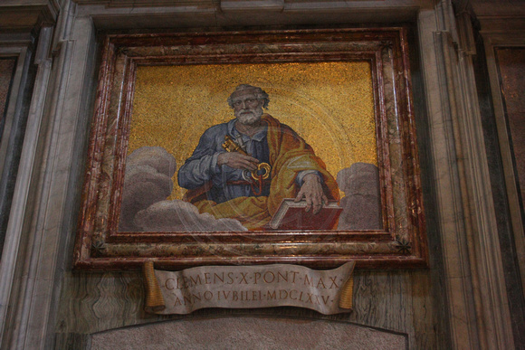 Vatican, St Peters Basilica, Mosaic0946059
