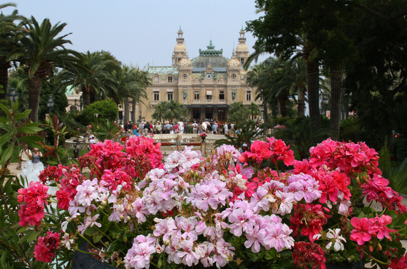 Monte Carlo, Casino, Flowers1032547a