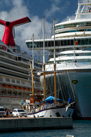 Sint Maarten, Philipsburg, Harbor, Cruise Ships V141-3996