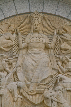 St Anne de Beaupre, Basilica, Detail V112-2058