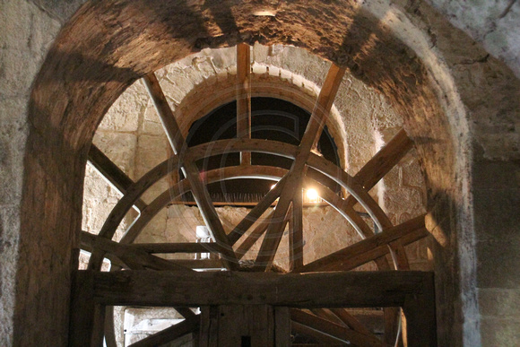Mont St Michel, Monastery, Supply Lift Wheel, Int1038050