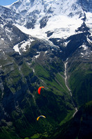 Berner Oberland, Schilthornbahn, Birg, Paragliders V0941863a