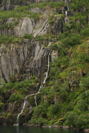 Trollfjord, Waterfall V1040765