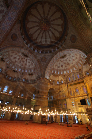 Istanbul, Blue Mosque, Int V1015681