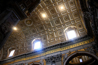 Vatican, St Peters Basilica, Ceiling0945994