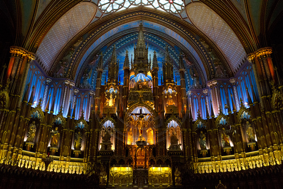 Montreal, Notre Dame Cathedral, Int112-2093