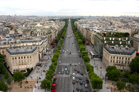 Paris, Arc de Triomphe, View, Champs Elysees0940662