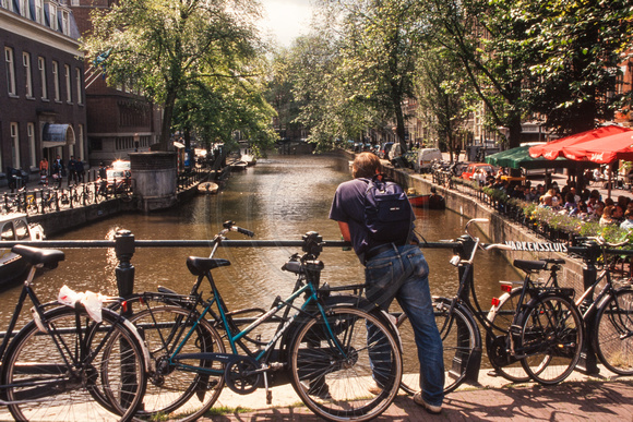 Amsterdam, Canal, Bikes S -9892