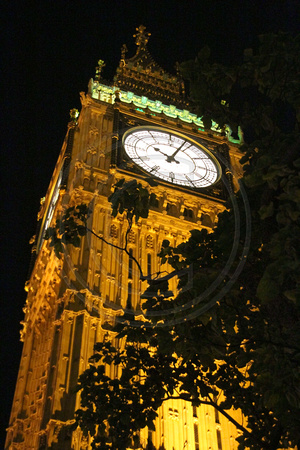 London, Tower of Big Ben, Night V1050639a