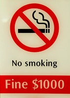 Singapore, No Smoking Fine V120-8222