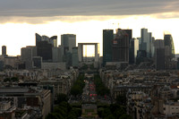 Paris, Arc de Triomphe, View, La Defense0940677